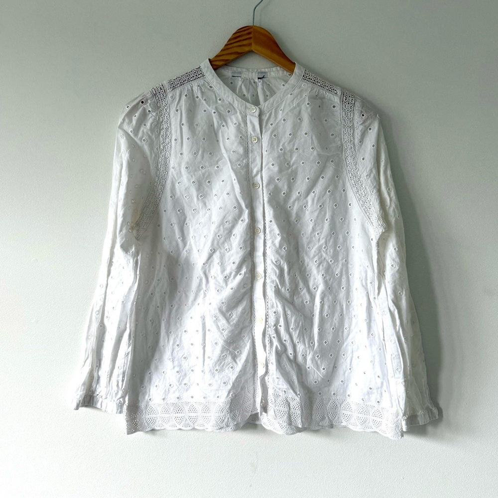 Eyelet Girls Blouse